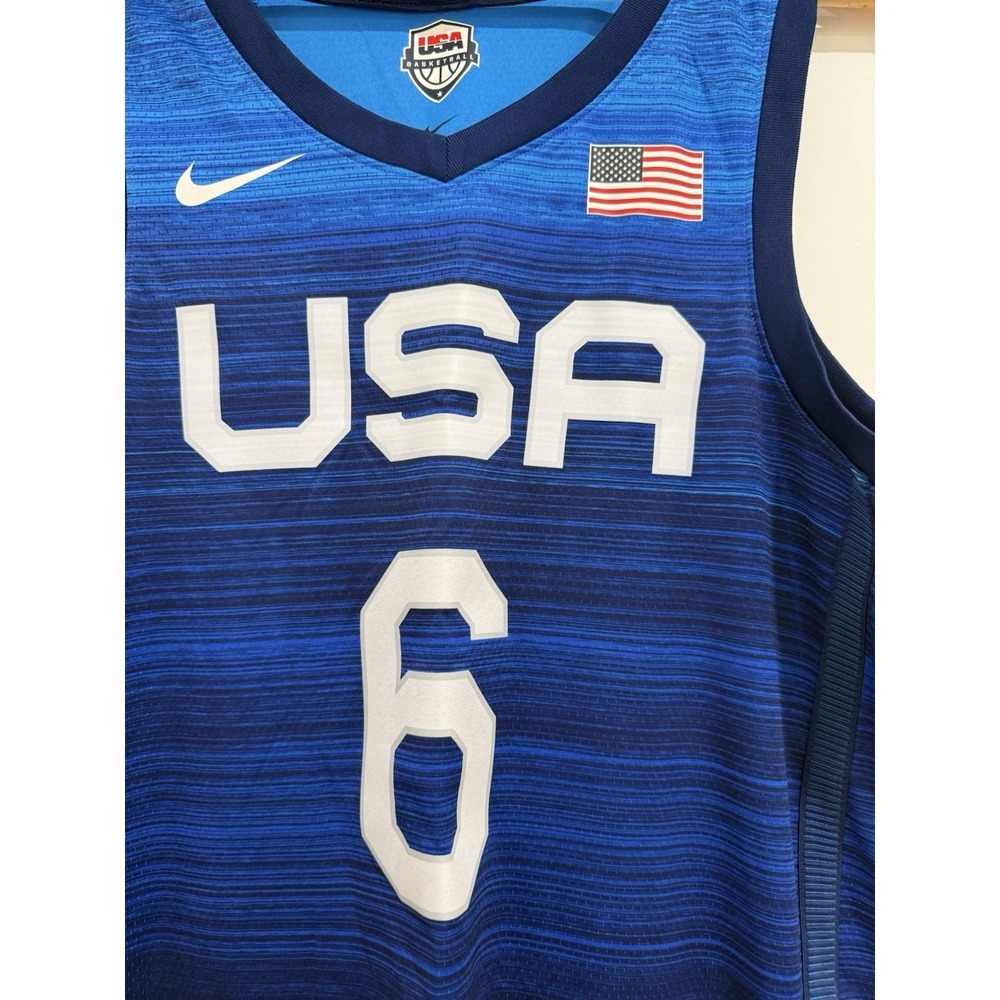 NWOT Damian Lillard Team USA Jersey Swingman Olympics NBA Nike Sz L - Picture 3 of 7